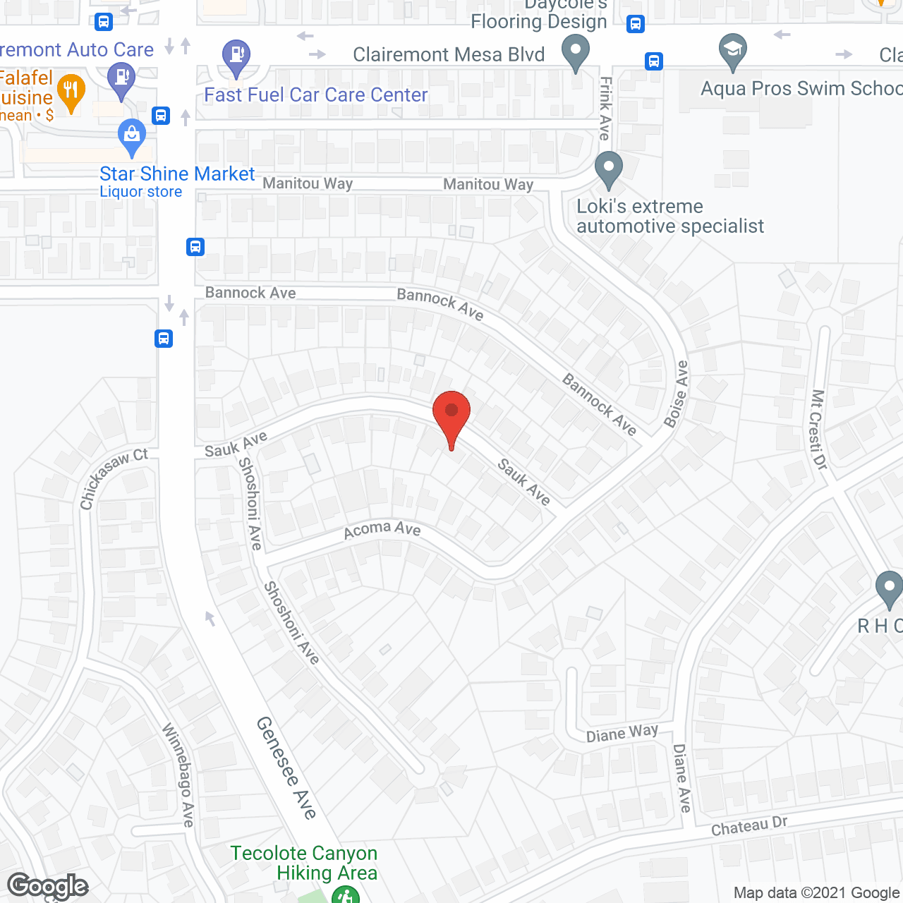 Santa Martha Residential II in google map