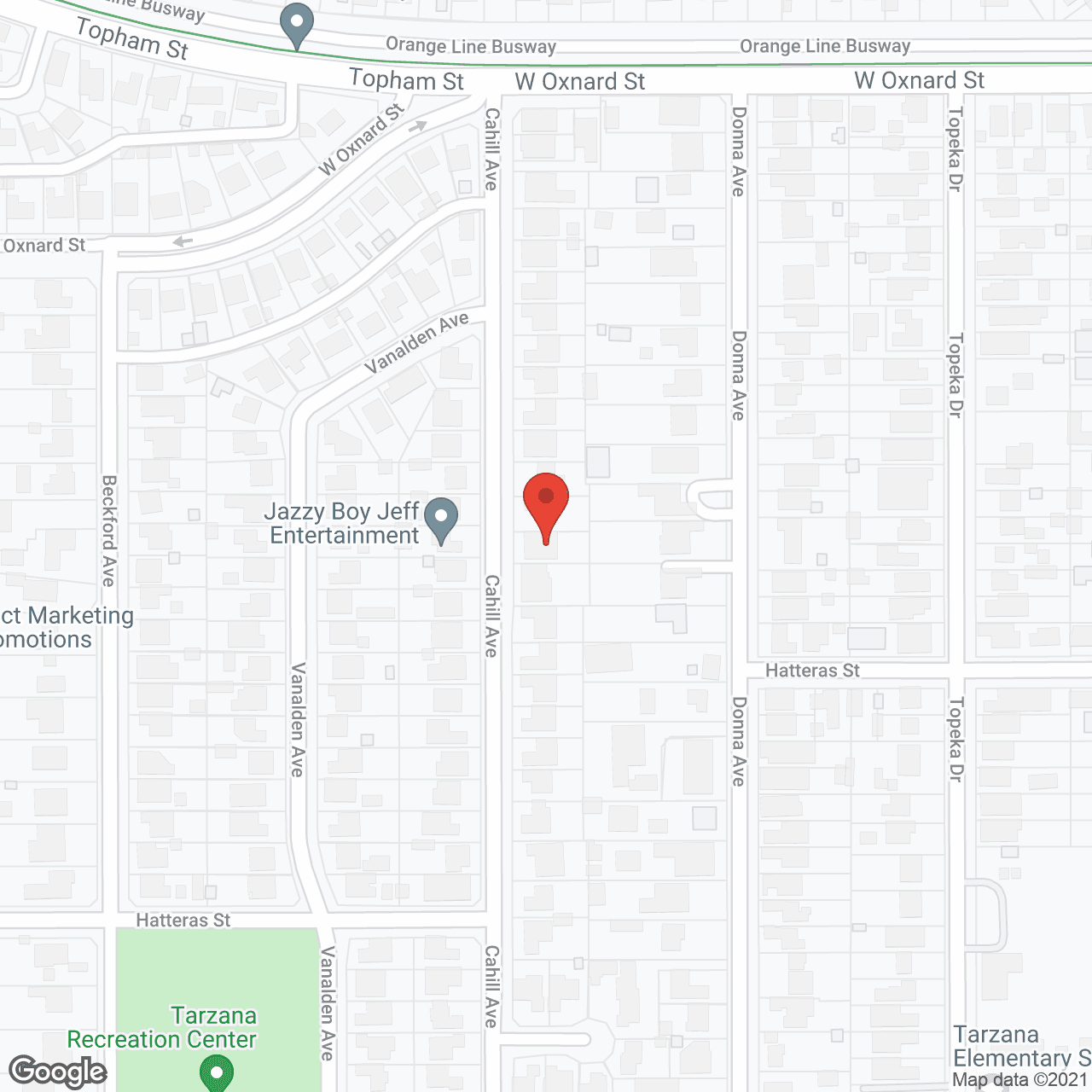 Antoria Assisted Living of Tarzana in google map