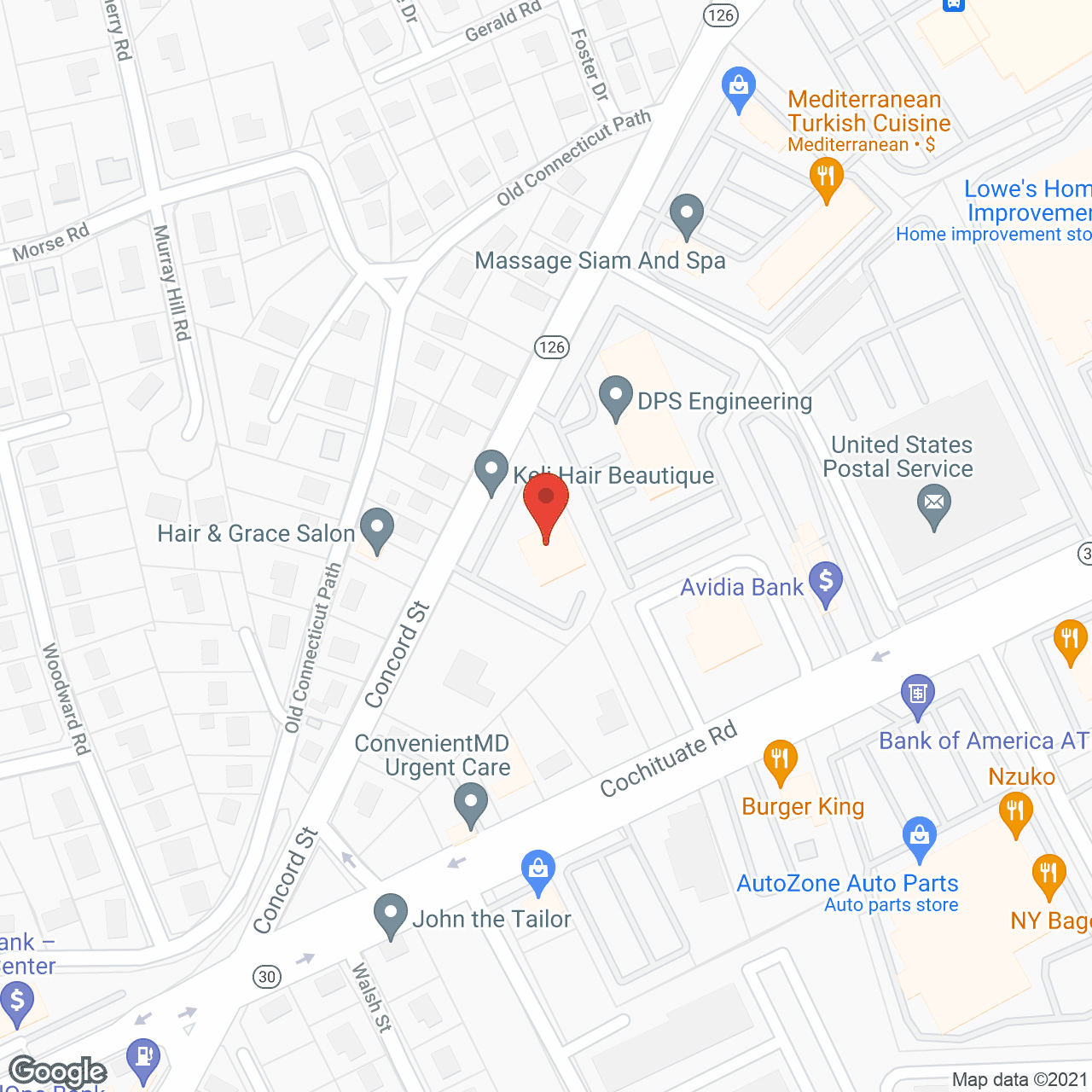 American Express Retirement in google map