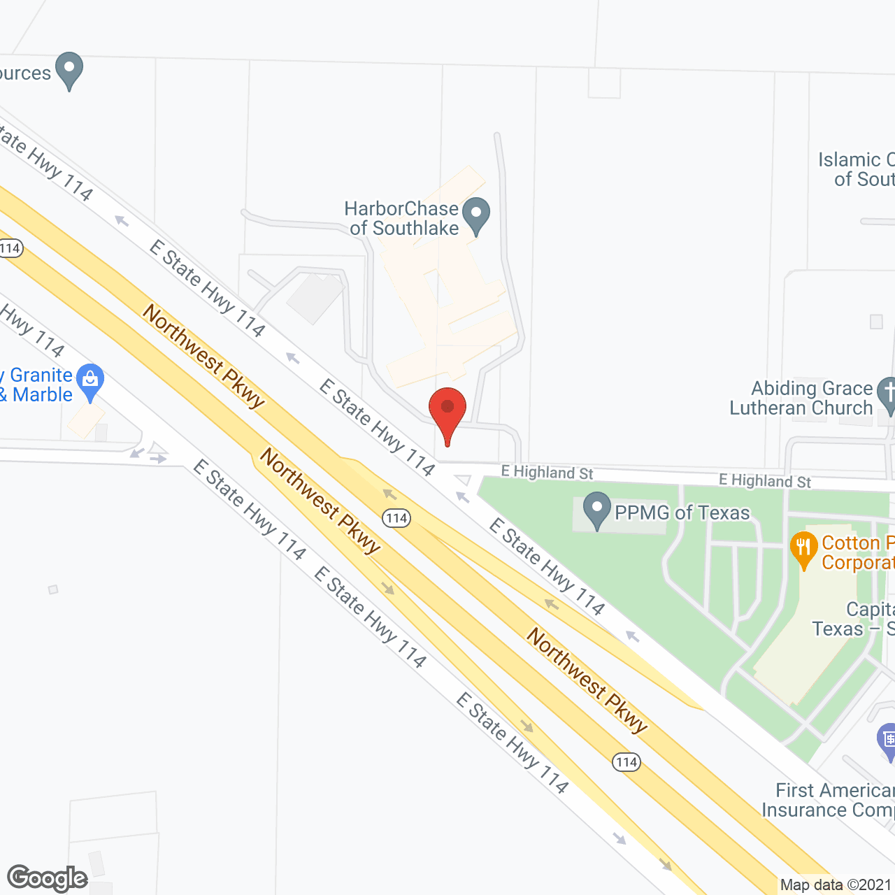 HarborChase of Southlake in google map
