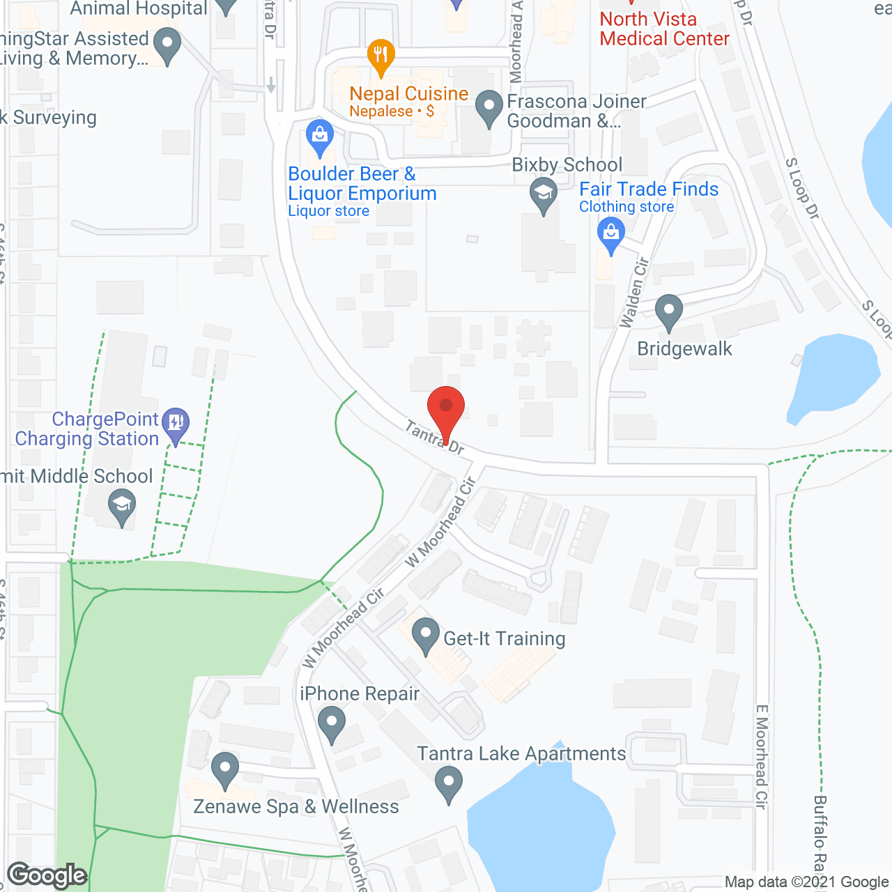 MorningStar of Boulder in google map