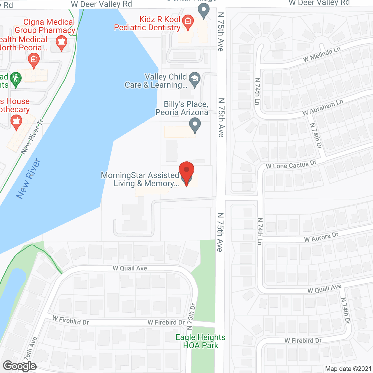 MorningStar Assisted Living and Memory Care at Arrowhead in google map