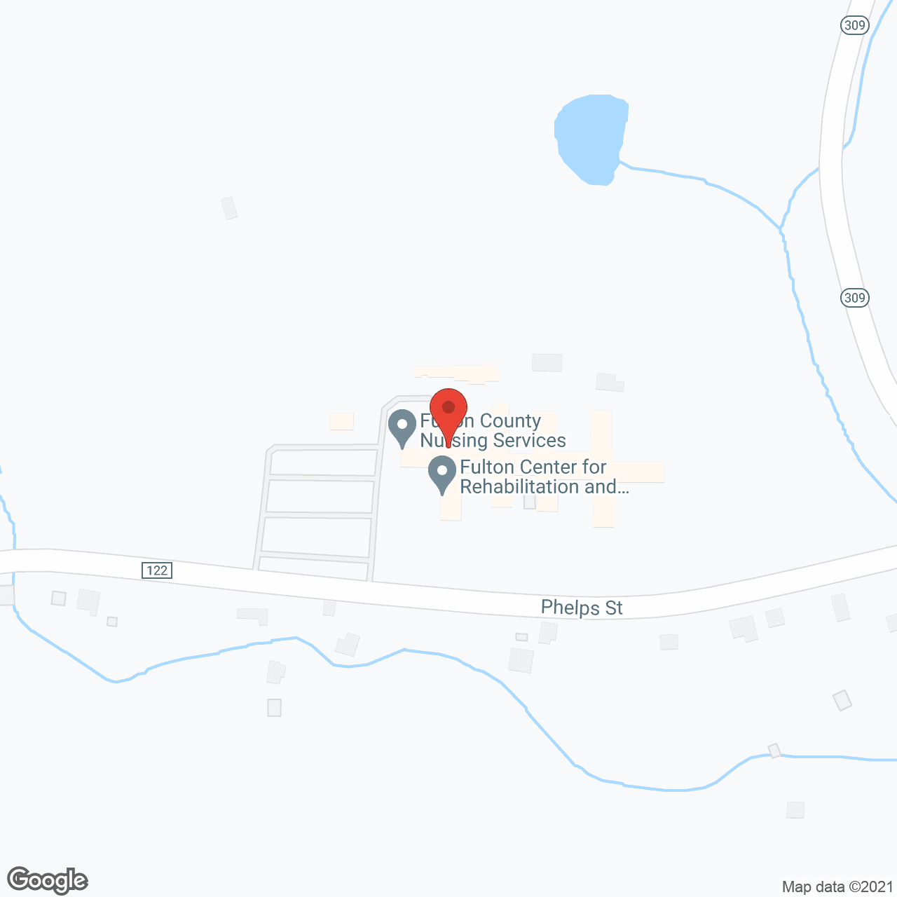 Fulton Center in google map