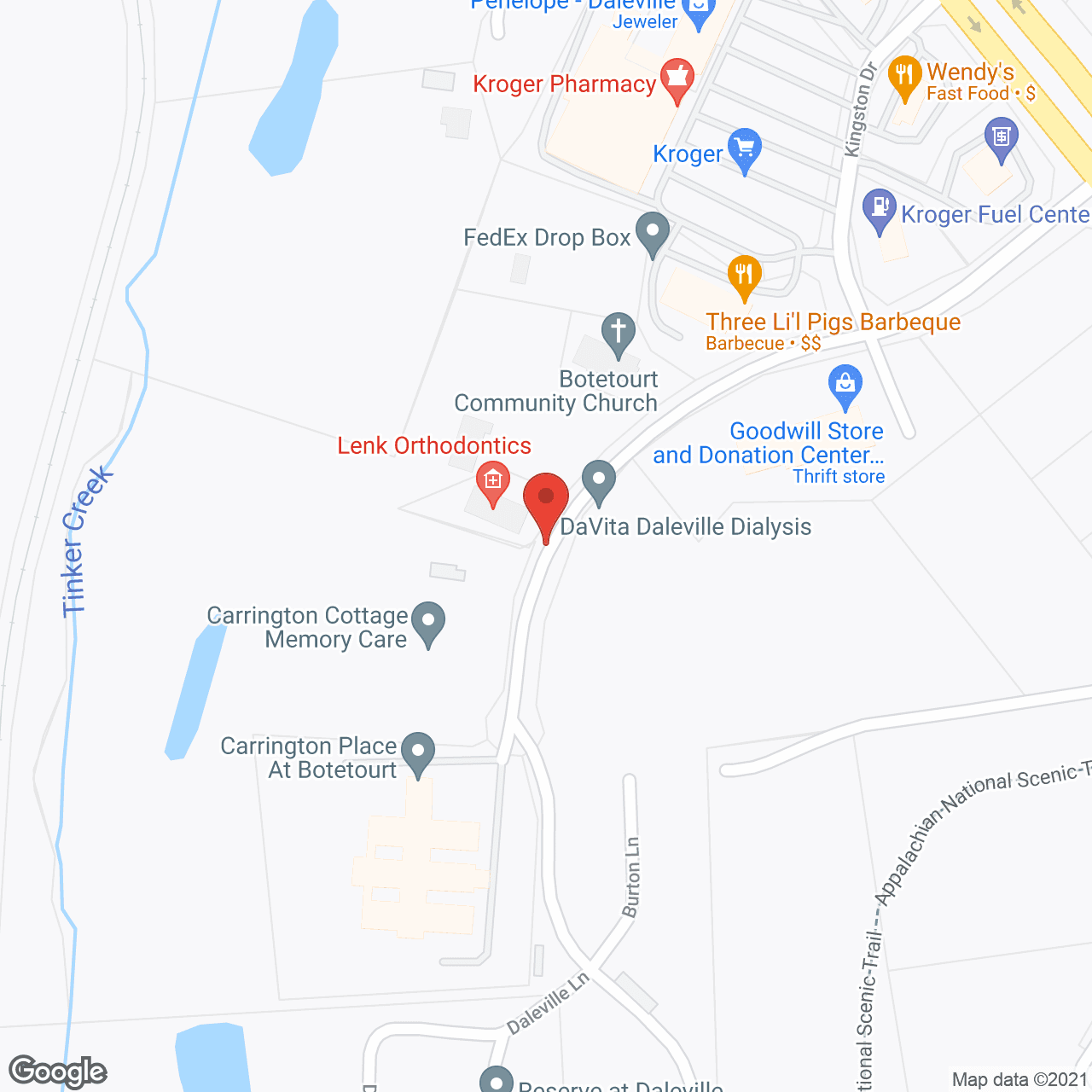 Carrington Cottage Memory Care Center in google map