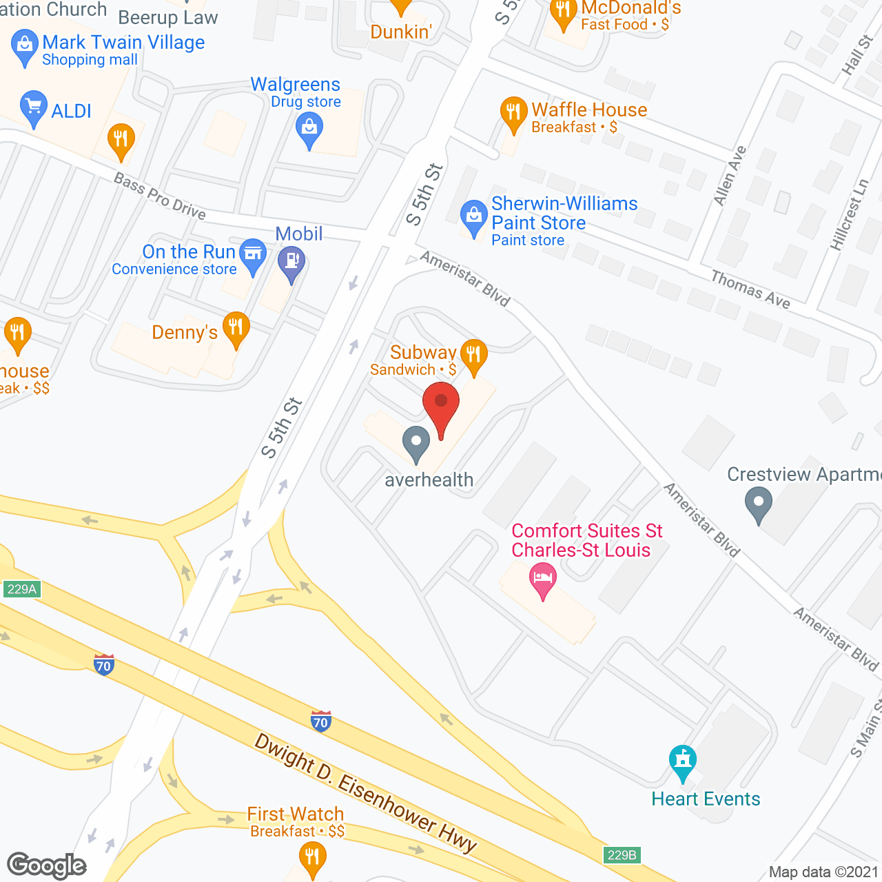 Comfort Keepers in google map