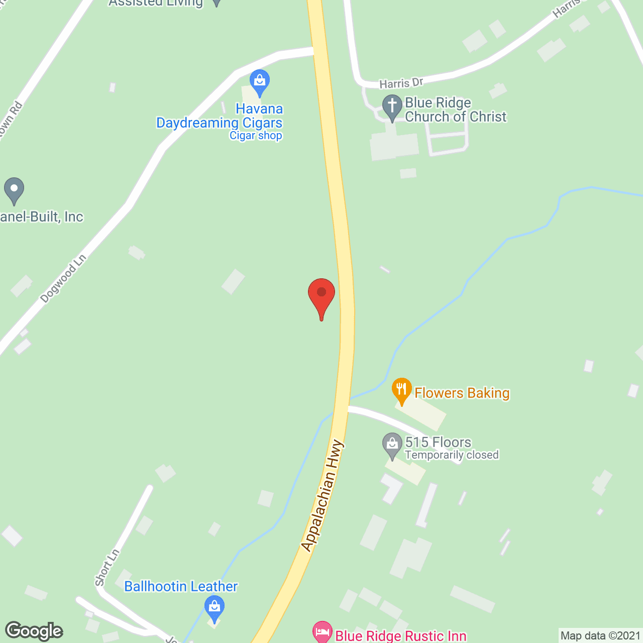 Blue Ridge Assisted Living and Memory Care in google map