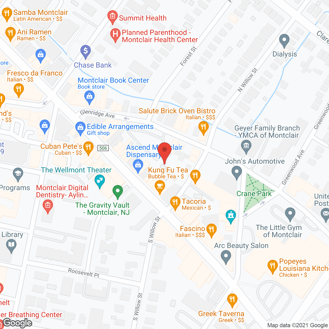 United Methodist Communities At Pineridge Of Montclair in google map