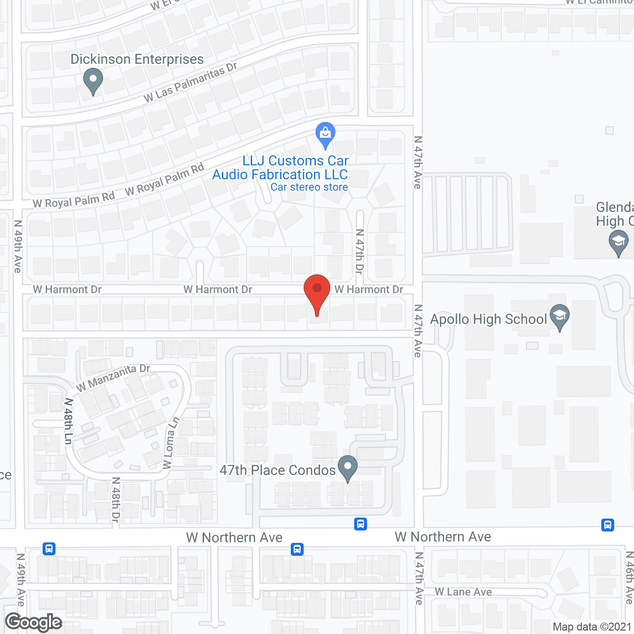 Apollo Assisted Living in google map