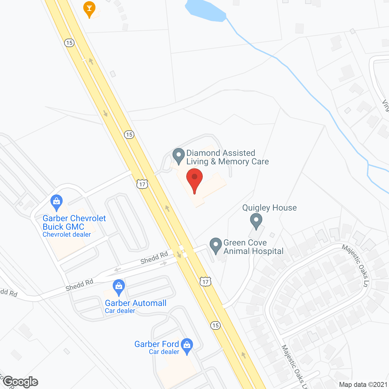 Diamond Assisted Living and Memory Care in google map
