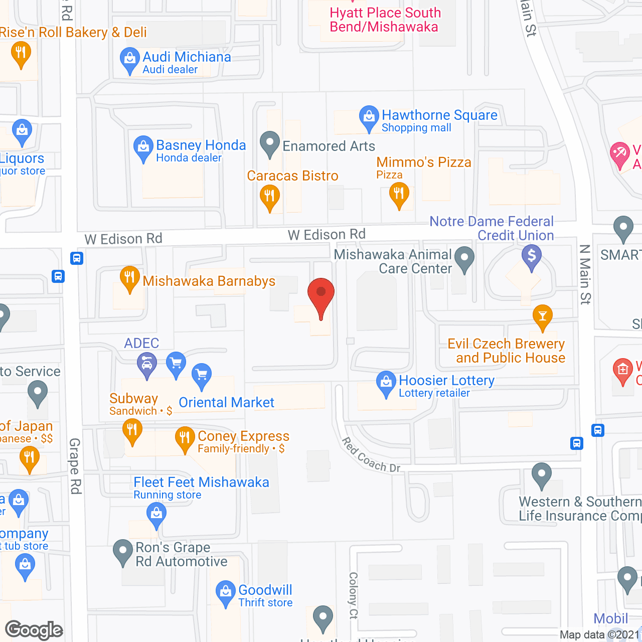 Home Instead Senior Care in google map