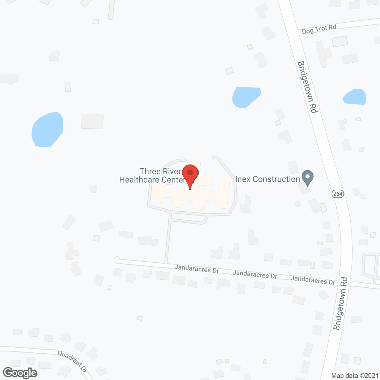 Three Rivers Nursing & Rehab in google map