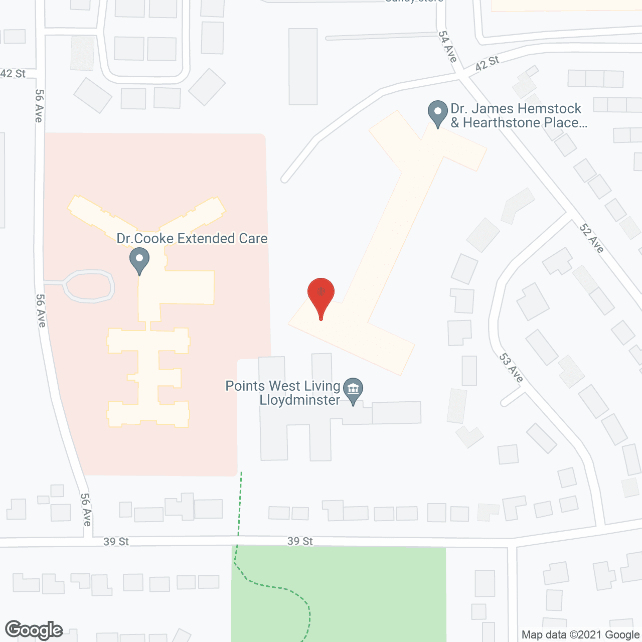 Dr James Hemstock Assisted Living Residence in google map