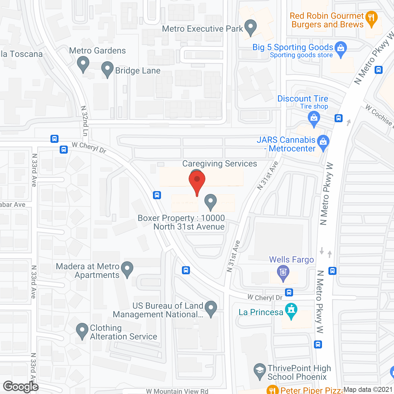 Comfort Keepers of Phoenix in google map