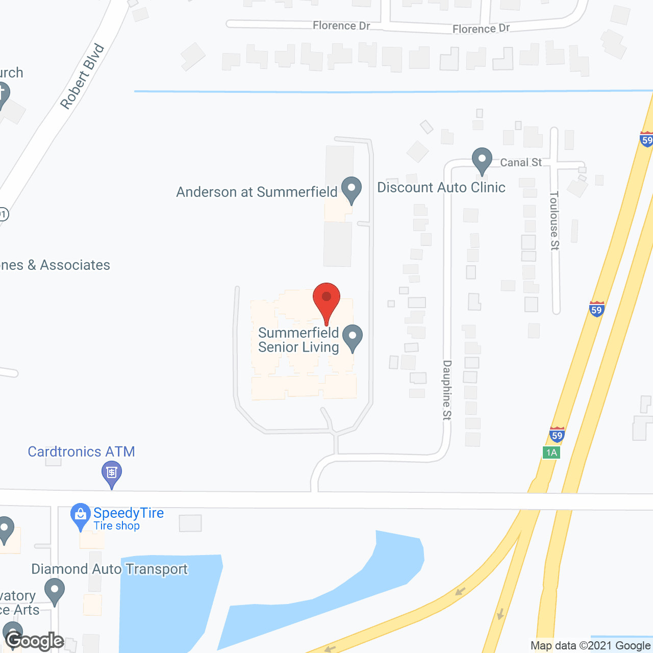 Summerfield Senior Living of Slidell in google map