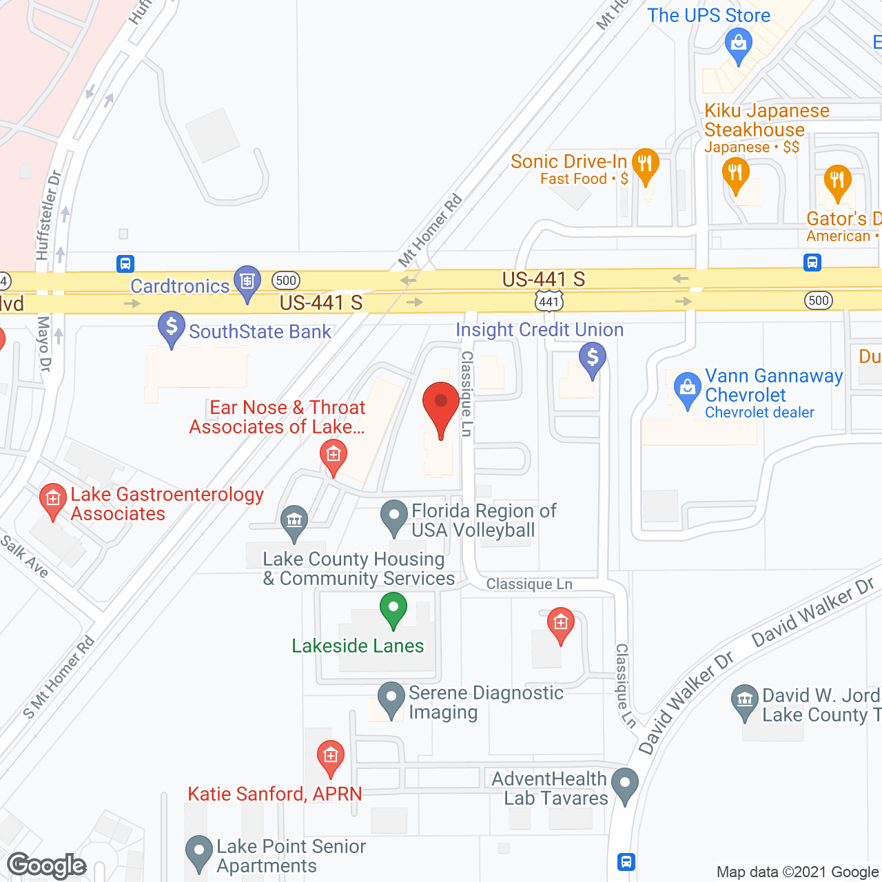 Regency Park Assisted Living in google map