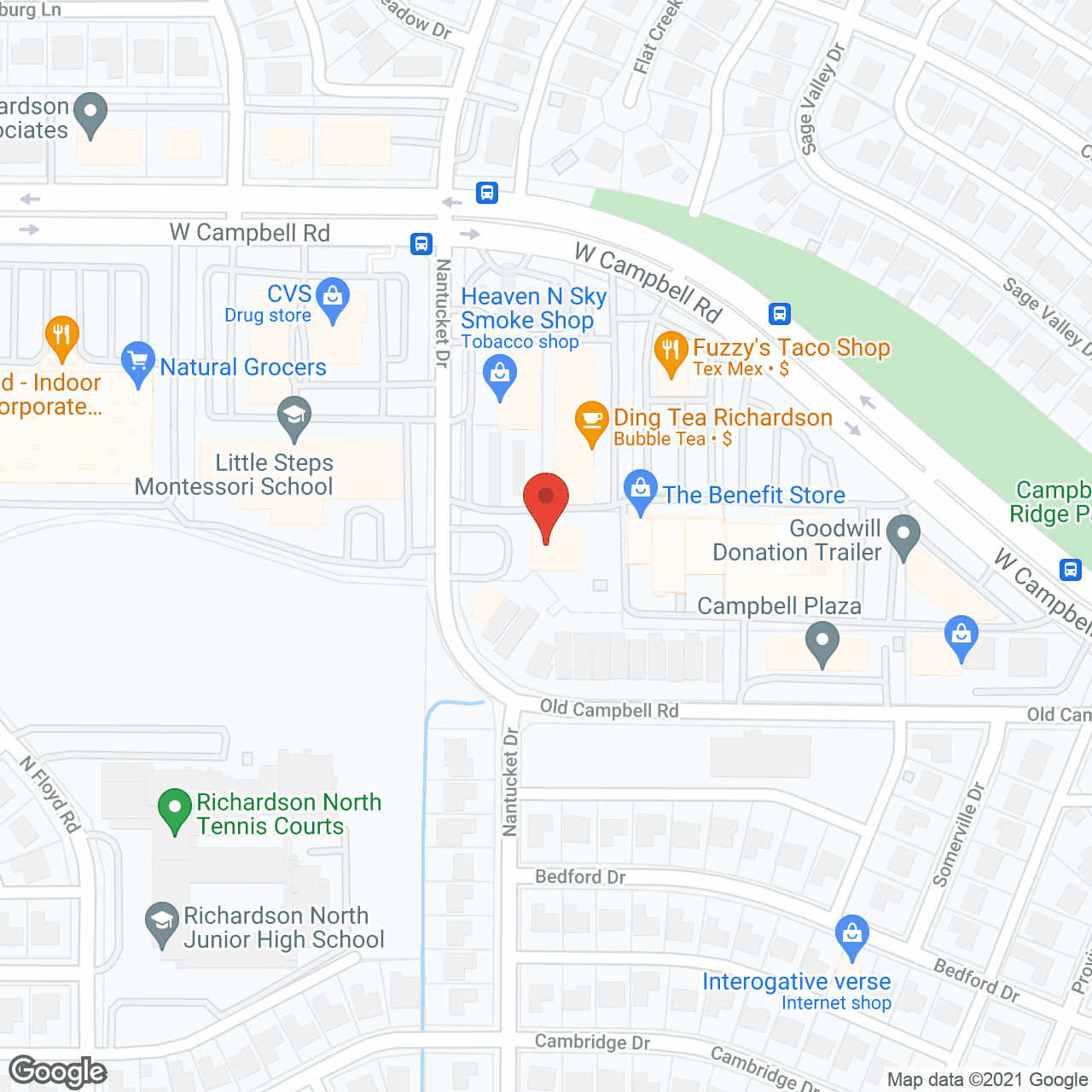 Friends Place ADS @ Richardson in google map