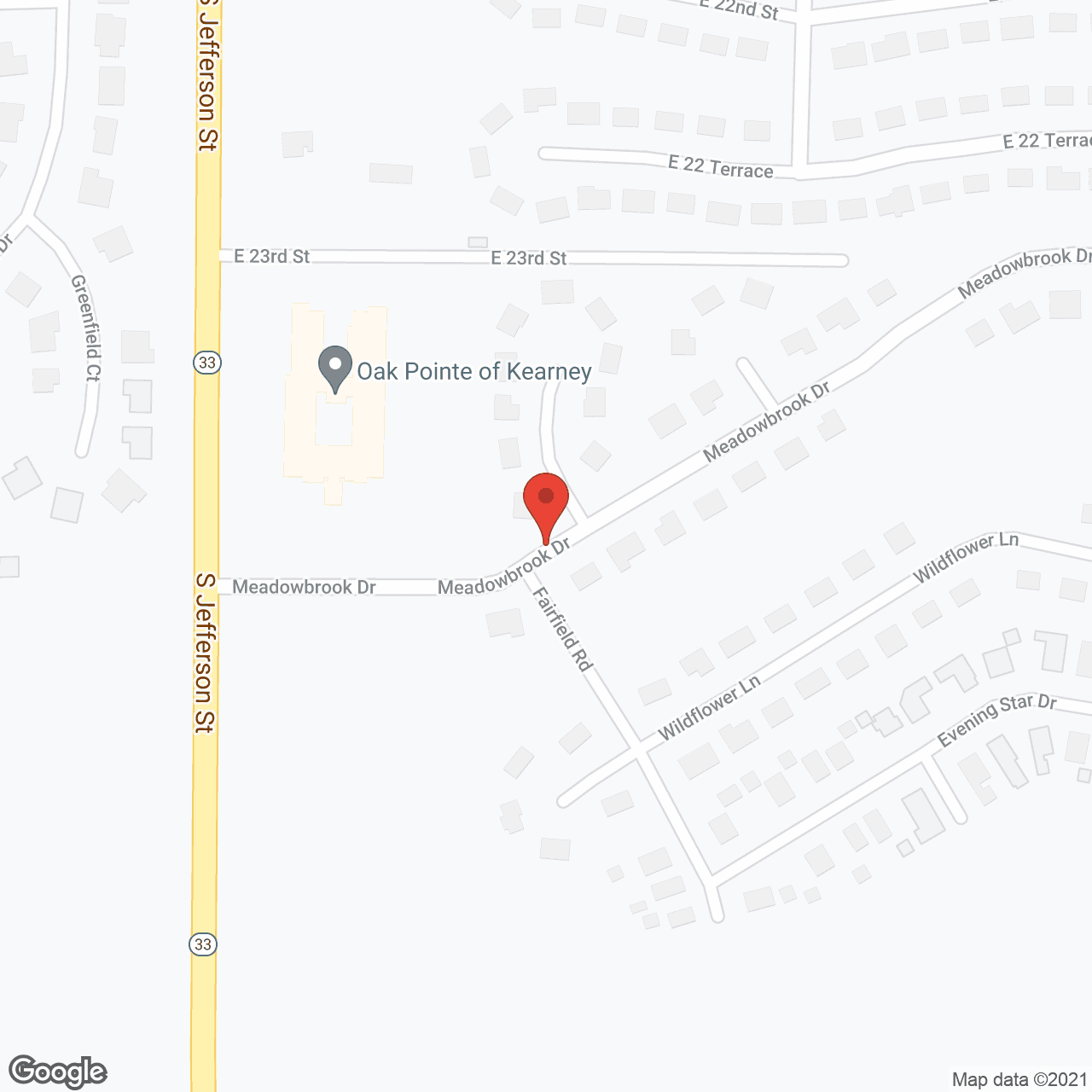Oak Pointe of Kearney in google map
