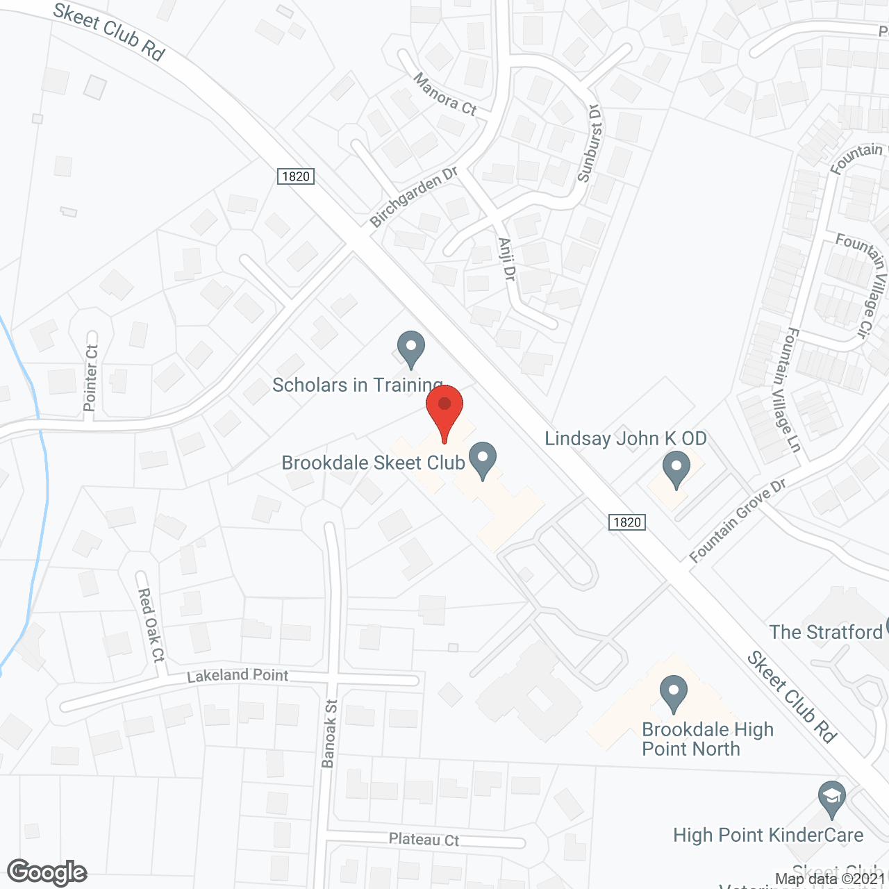 Brookdale Skeet Club in google map