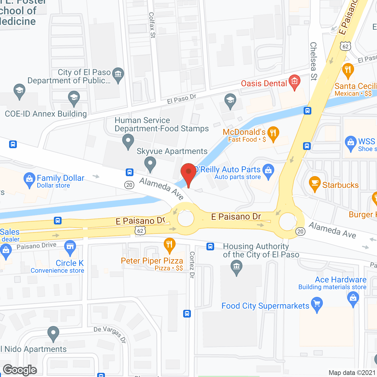 GoodLife Senior Living El Paso in google map