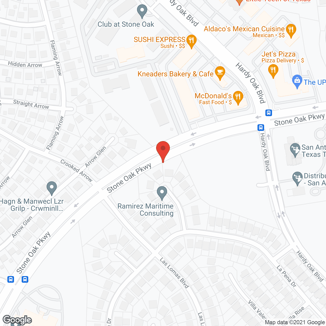 Coronado at Stone Oak in google map