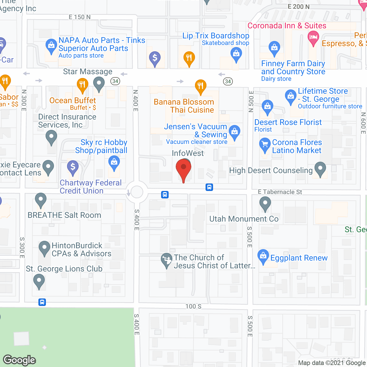 Golden Heart Senior Care - Saint George in google map