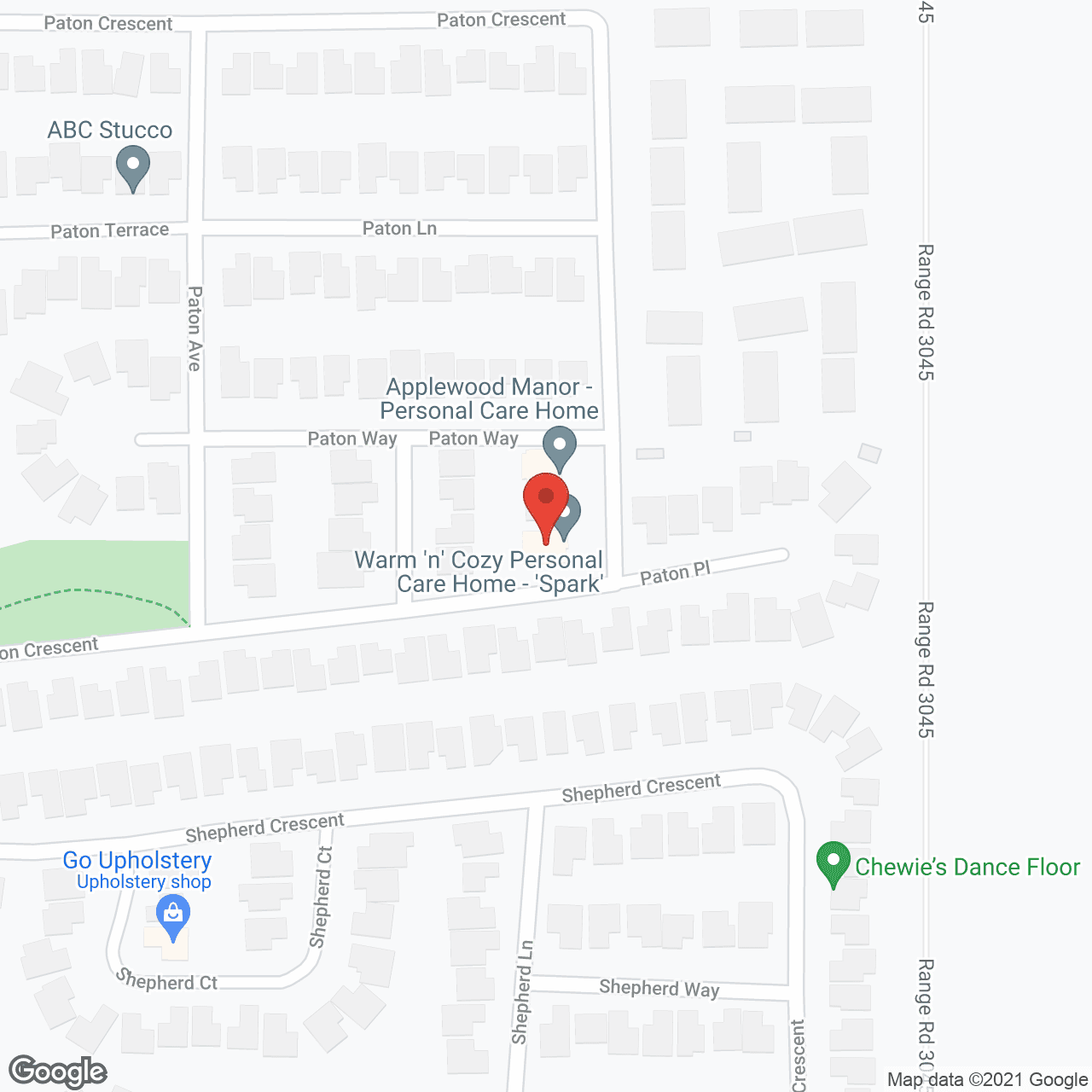 Warm 'n'  Cozy - Spark in google map