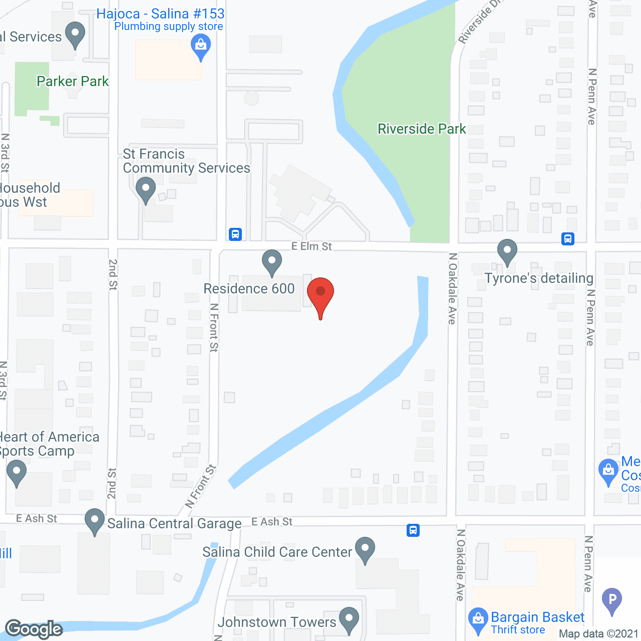 Residence 600 in google map