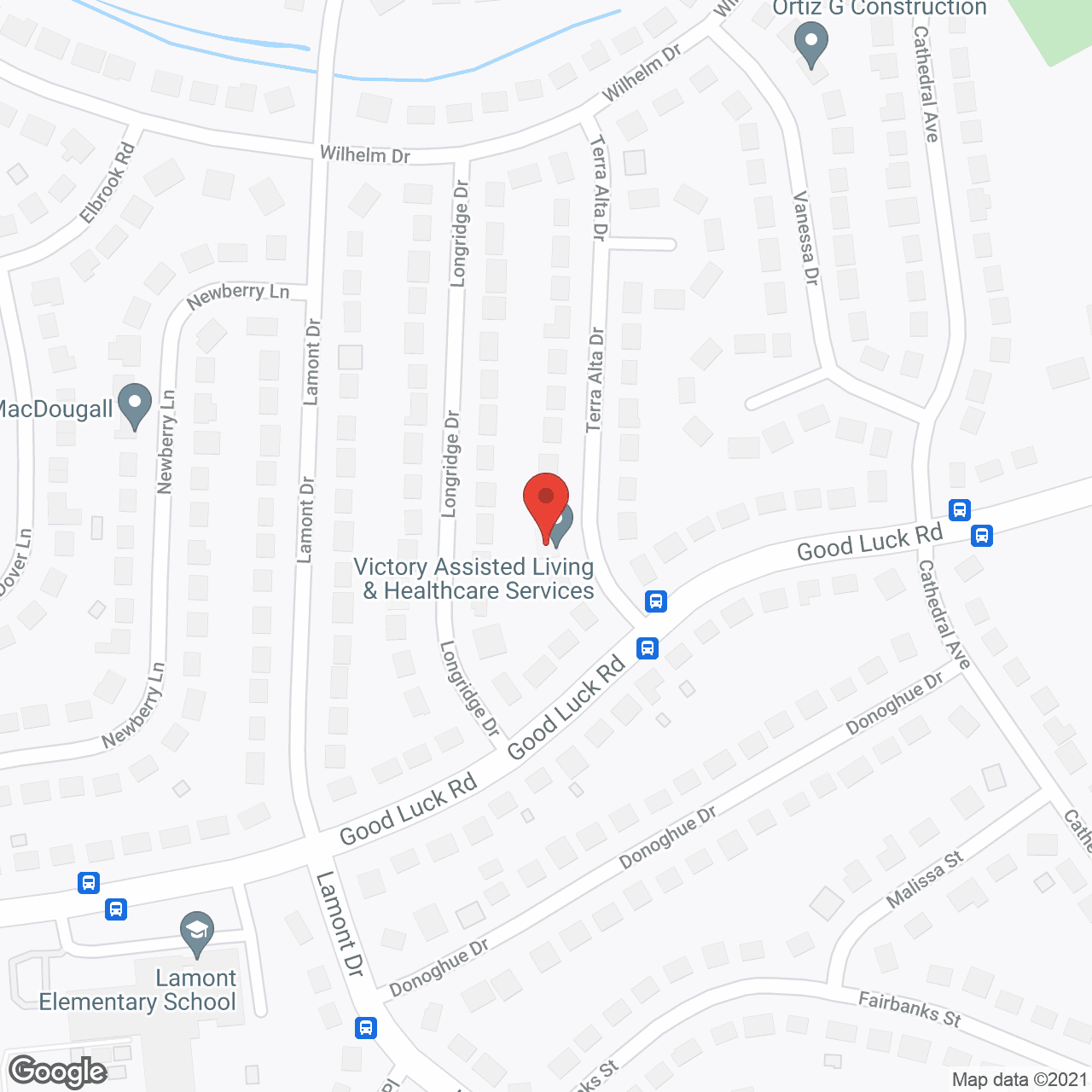 Victory Assisted Living in google map