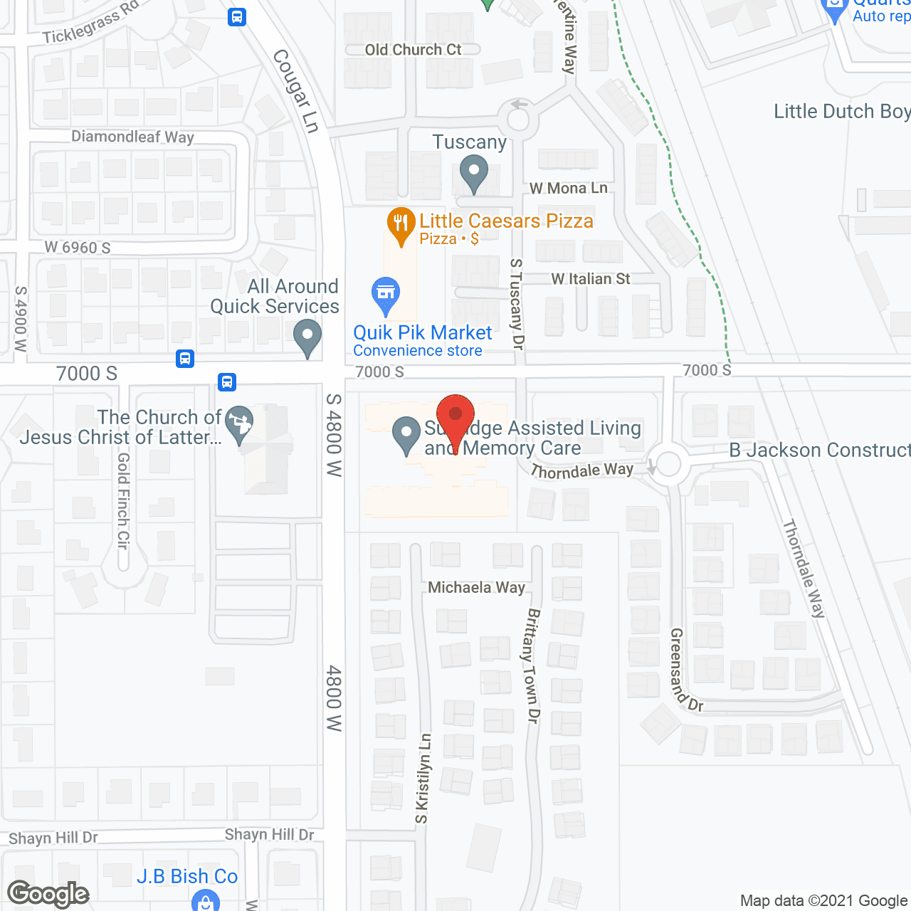 Sunridge Assisted Living and Memory Care in google map