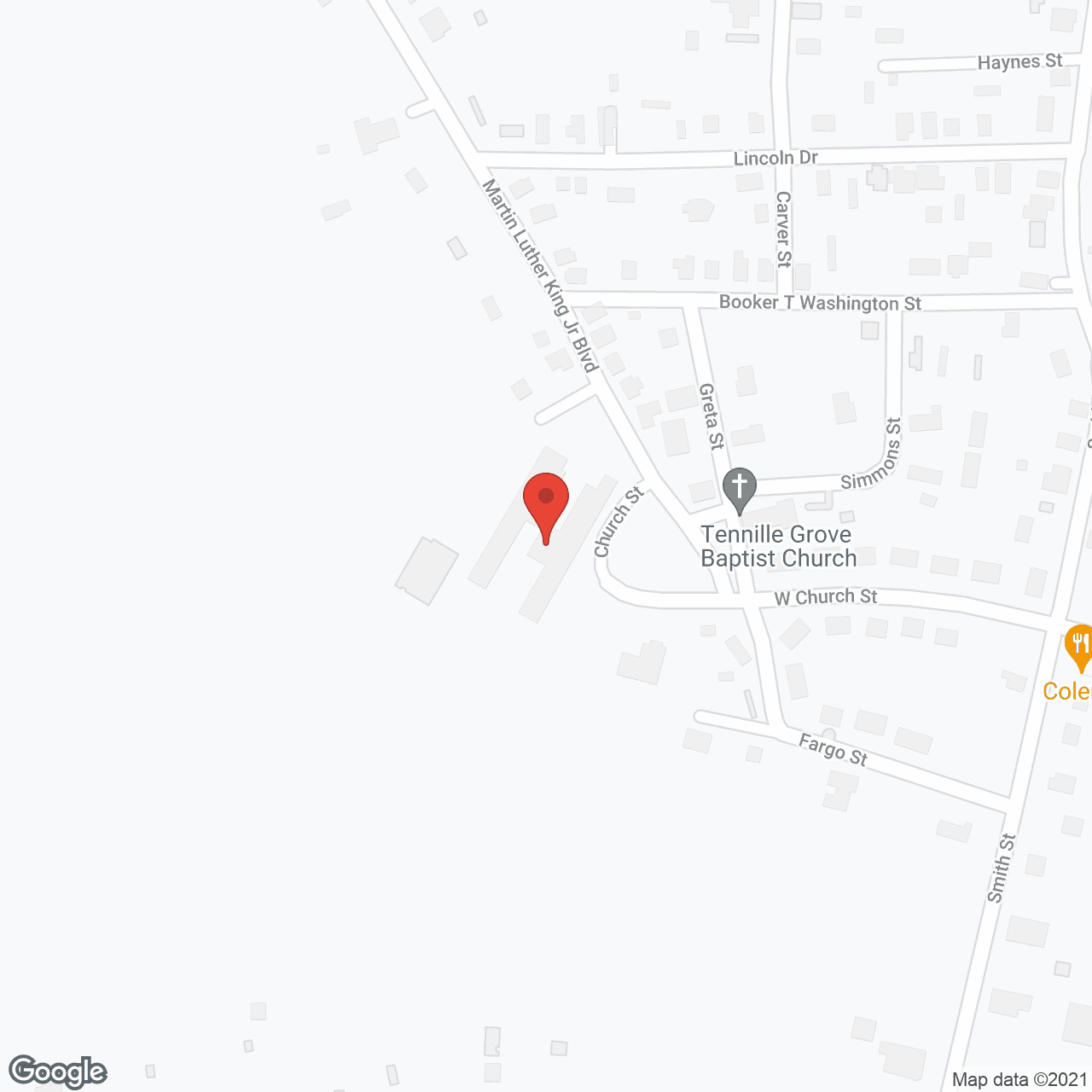 Majestic Senior Living Tennille in google map