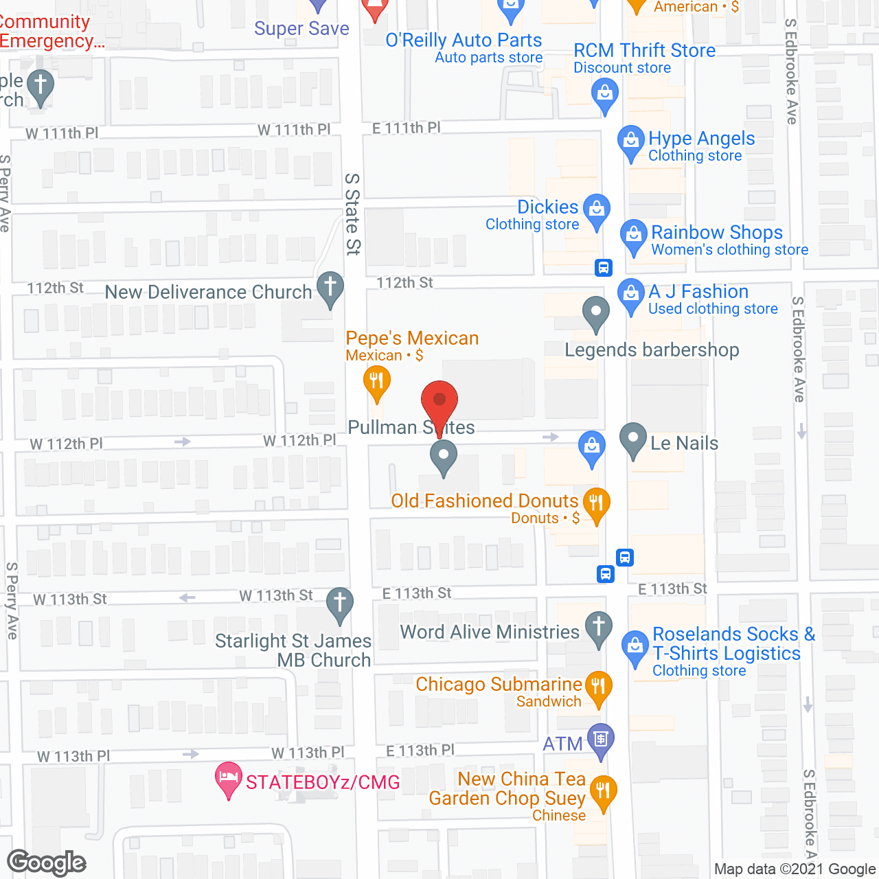 Pullman Senior Suites in google map