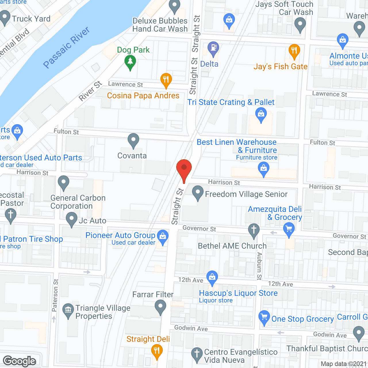 Freedom Village in google map
