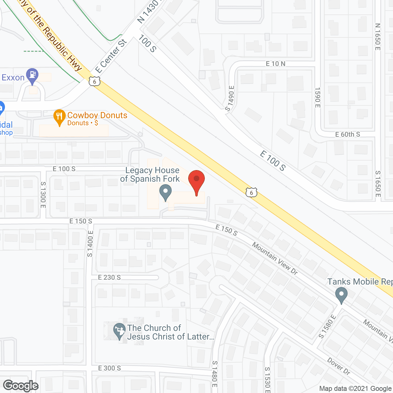 Legacy House Assisted Living of Spanish Fork in google map