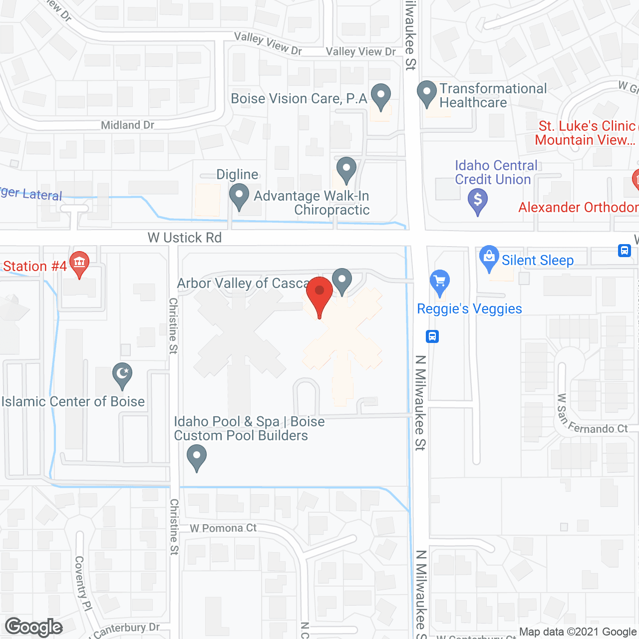 Apex Center in google map