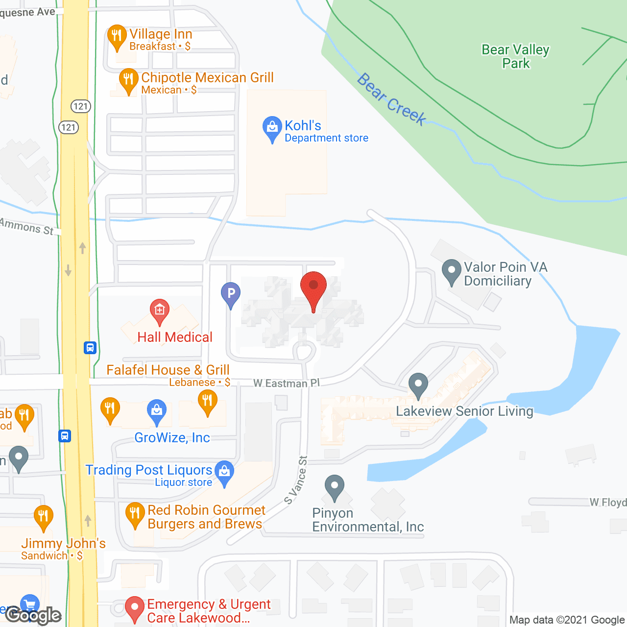 ProMedica Lakewood in google map