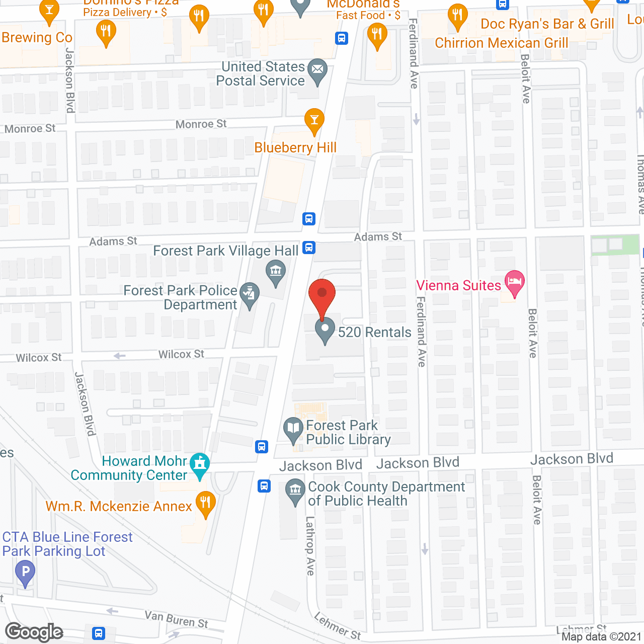 Surburban Caregivers Inc in google map