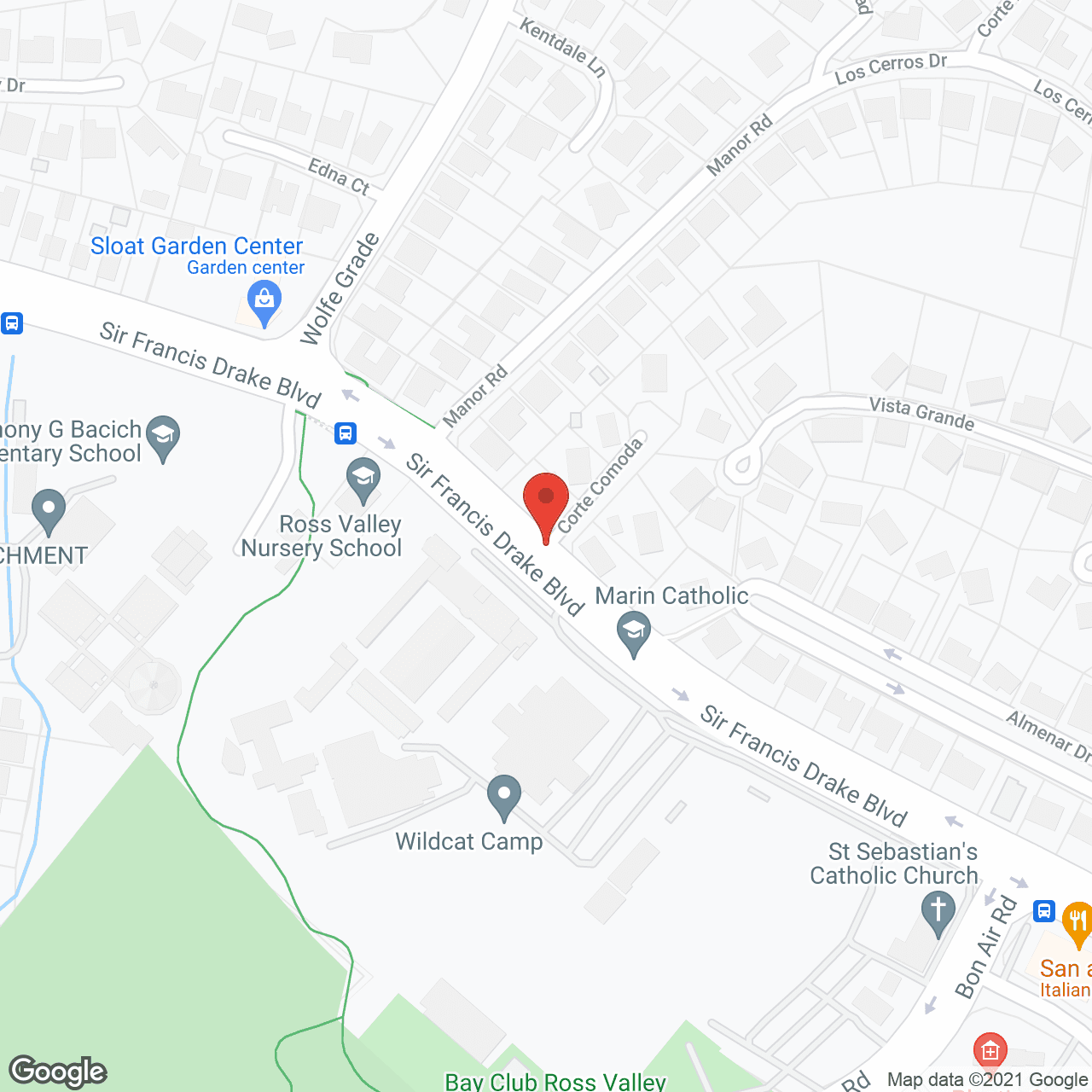 TheKey Marin in google map