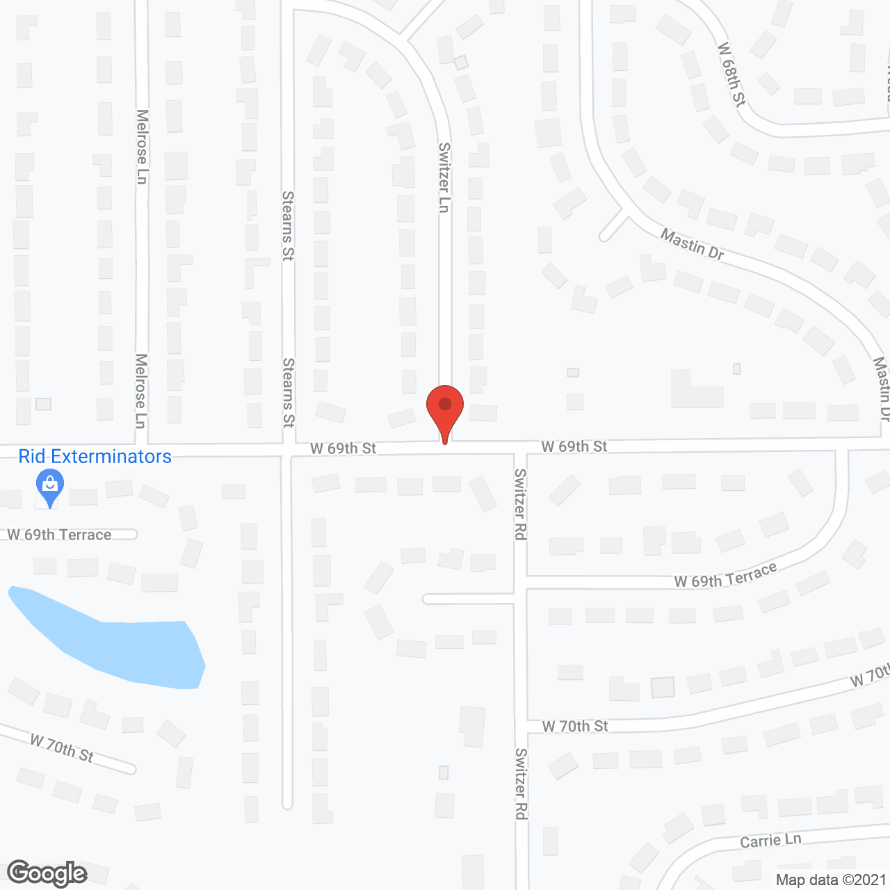 Life Care Ctr of Overland Park in google map