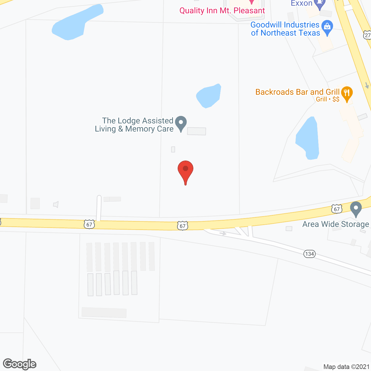 The Lodge Assisted Living in google map