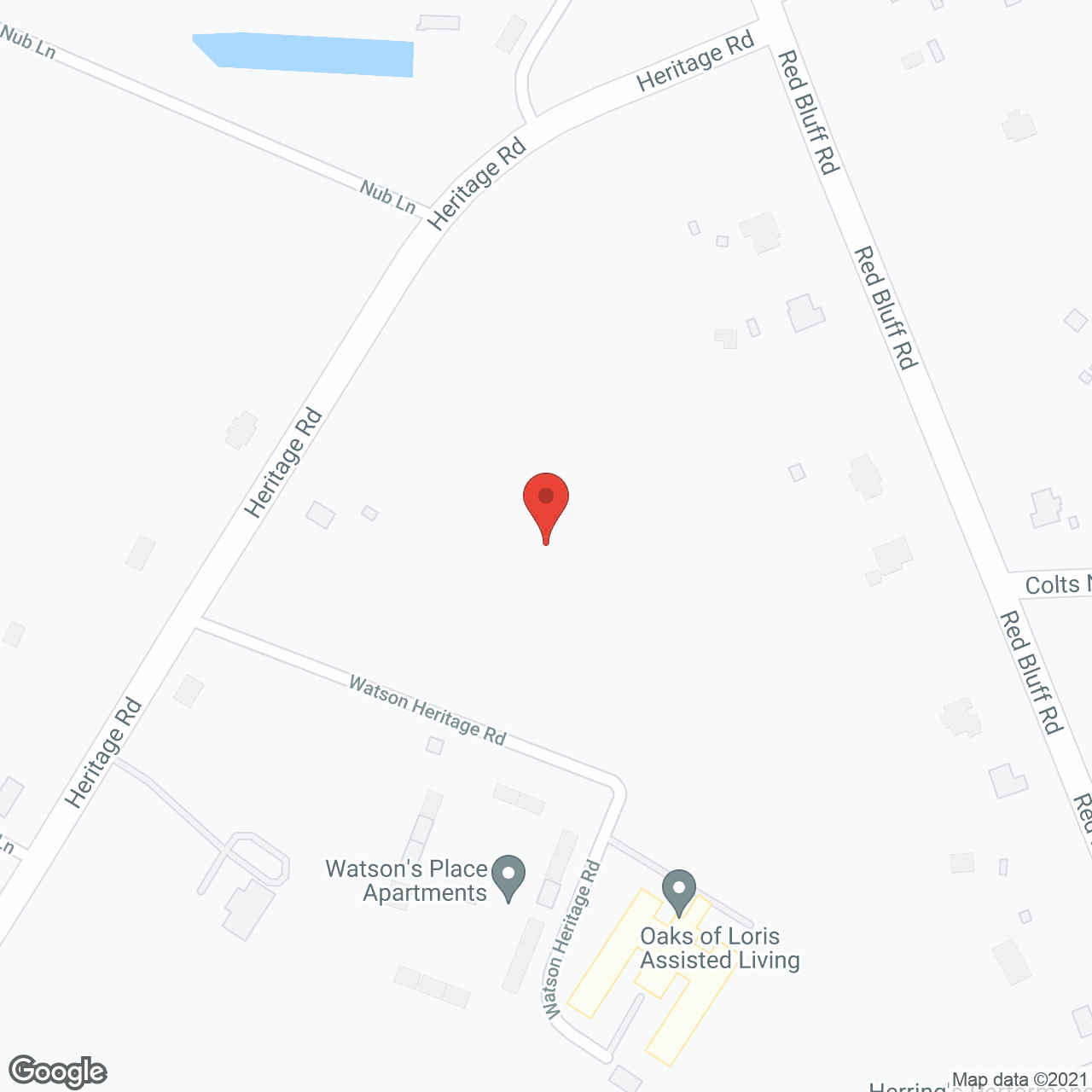 Hope Arbor of Loris in google map