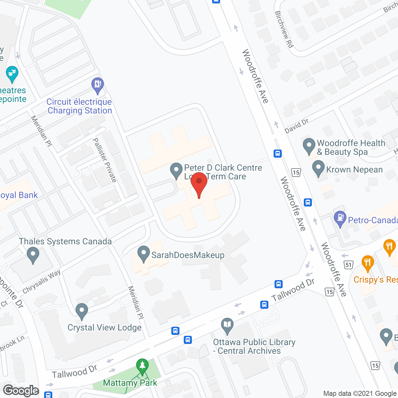 The Peter D Clark Long Term Care Home in google map