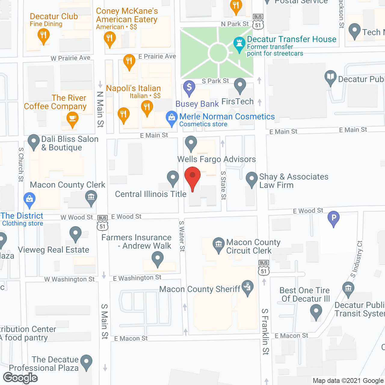 Orlando Apartments in google map