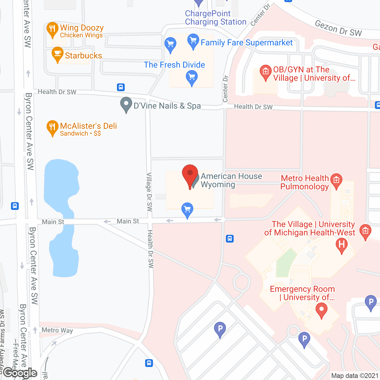 Commonwealth Senior Living at North Byron in google map