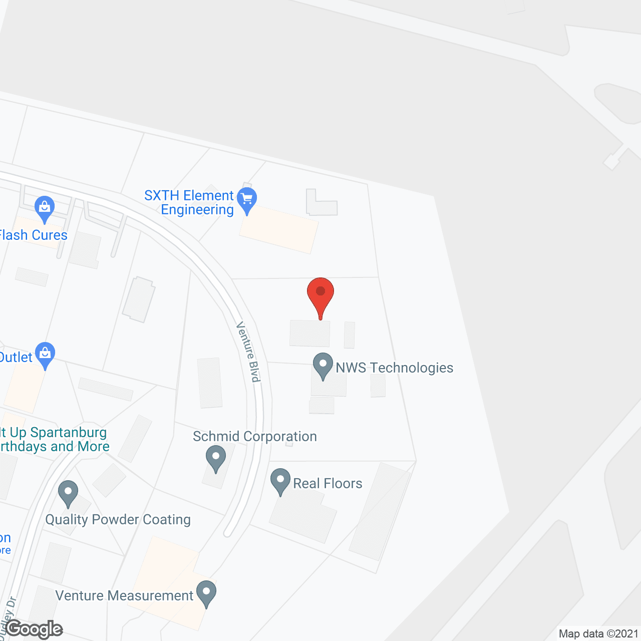Woodbridge in google map