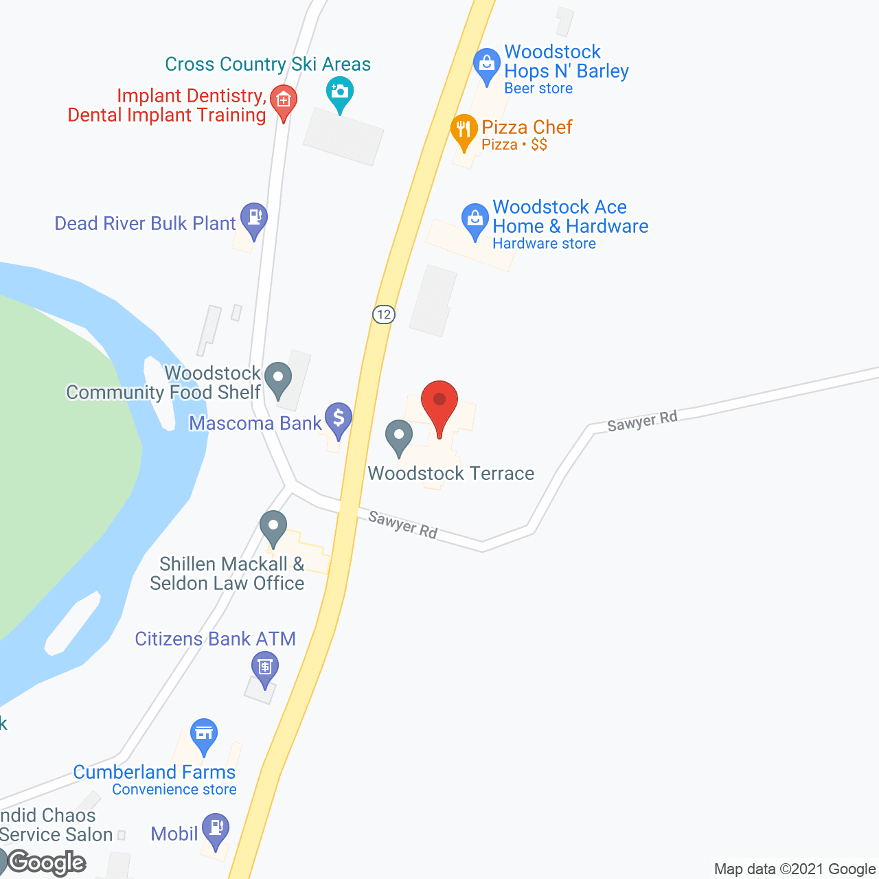 Woodstock Terrace in google map