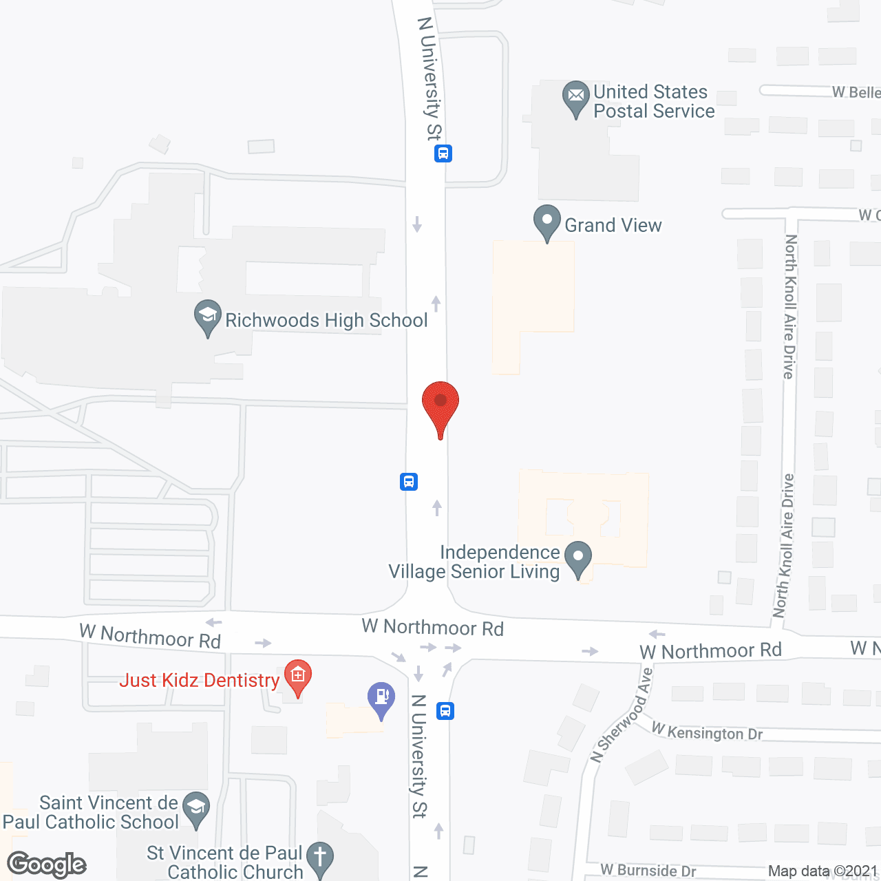 Grand View Alzheimer's Special Care Center in google map