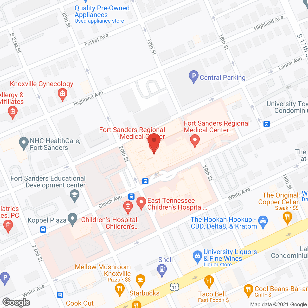 Select Specialty Hospital in google map