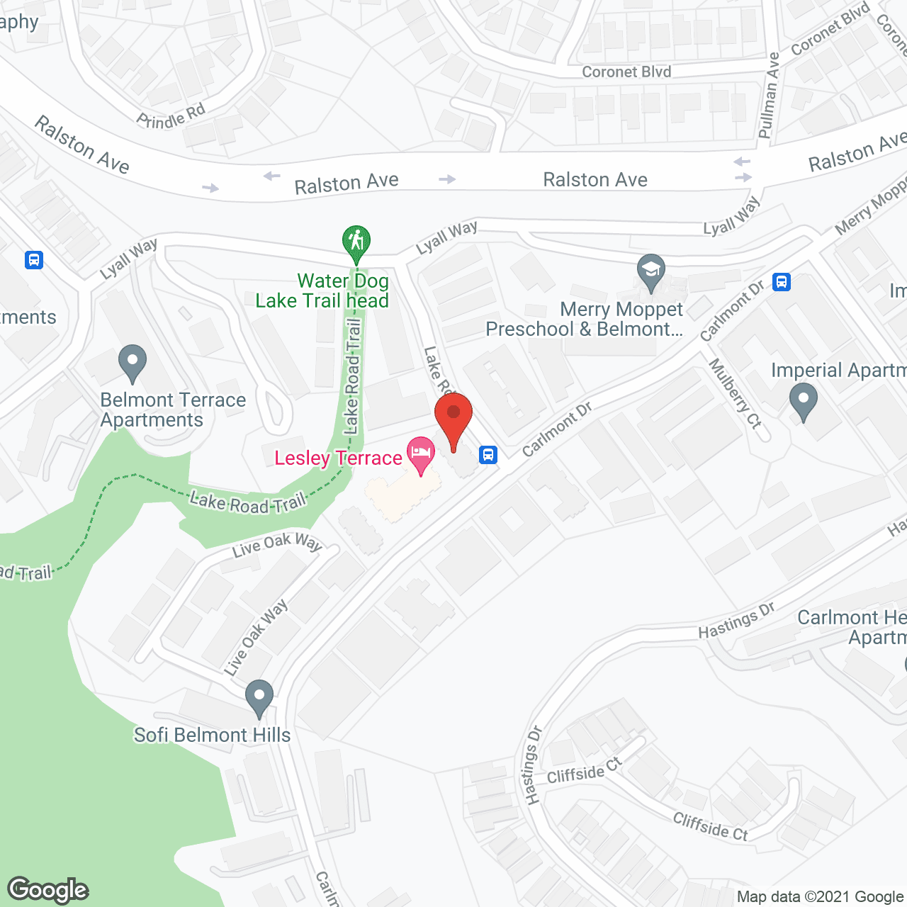 Lesley Terrace in google map