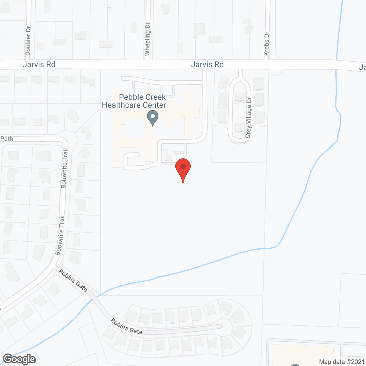 Pebble Creek Healthcare Center in google map