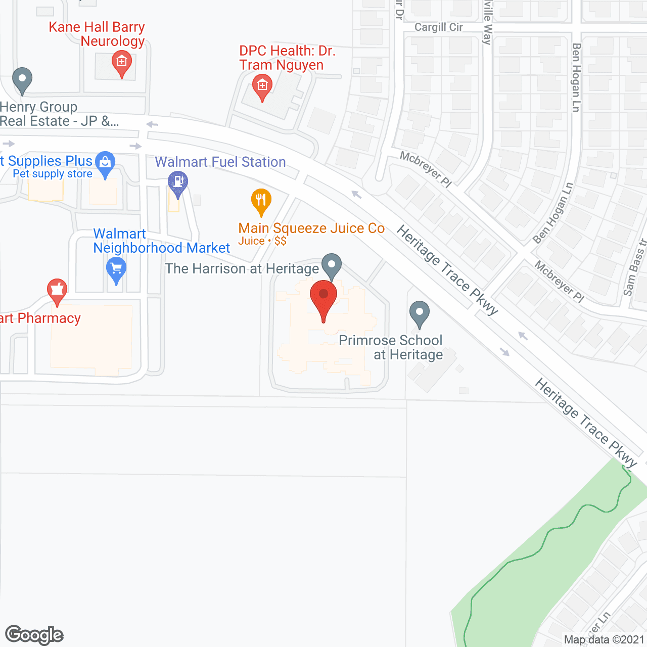 The Harrison At Heritage in google map